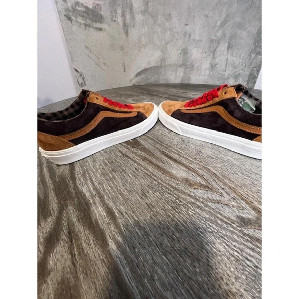 Vans Old Skool Skate Sneakers Suede Brown NWT Eco Dry Unisex Men 7.5/W‎ 9 Street